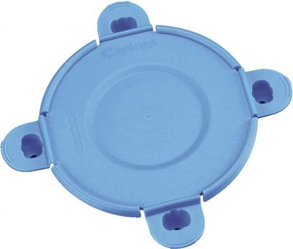 Caplugs - Toggle Lock Flange Cap - Low-Density Polyethylene, Blue - Top Tool & Supply