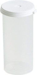 Caplugs - Beakers & Pipettes - 2DRAM WHITE 350/PK POLYP STERILIZATION VIAL - Top Tool & Supply