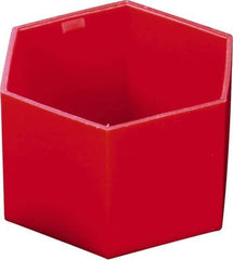 Caplugs - Hex Head Hex Cap - 61/64" Long, Low-Density Polyethylene, Red - Top Tool & Supply