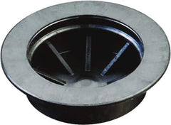 Caplugs - 1.225" ID, Round Head Coupling Plug - 1.69" OD, 3/8" Long, Low-Density Polyethylene, Black - Top Tool & Supply