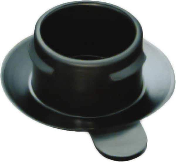 Caplugs - Push-In Finishing Plugfor 7/8 SAE Thread - 0.797" ID, 1.15 OD, Low-Density Polyethylene, Black - Top Tool & Supply