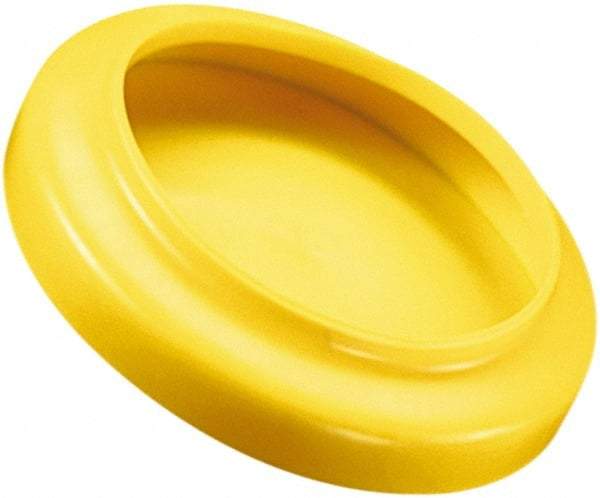 Caplugs - 2.485" ID, Flexible, Round Head Flange Cap - 13/32" Long, Vinyl, Blue - Top Tool & Supply