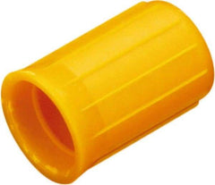 Caplugs - 0.54" ID, Round Head Cap - 2-1/16" Long, Vinyl, Black - Top Tool & Supply