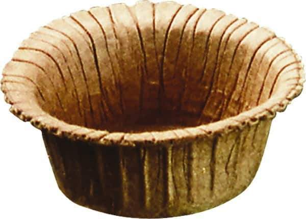 Caplugs - Round Head, Tapered Plug - 2.93" OD, 41/64" Long, Paperboard, Brown - Top Tool & Supply