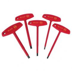 5PC INSULATED T-HANDLE HEX SET-MM - Top Tool & Supply