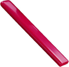 Caplugs - 3/4" x 2-1/2" x 2-1/2", Rectangular Head Finishing Cap/Grip - 1" Long, Vinyl, Red - Top Tool & Supply