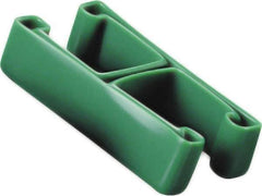 Caplugs - 1-5/8" x 3/4", Flexible Push-On I-Frame End Cap - 1-5/8" Long, Vinyl, Blue - Top Tool & Supply