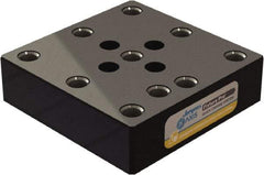 Jergens - 130mm Long x 130mm Wide x 35mm High Steel Fixture Plate - 35mm Plate Thickness - Top Tool & Supply