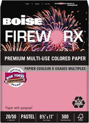 Boise - 8-1/2" x 11" Cherry Coiled Phone Cord - Use with Laser Printers, Copiers, Plain Paper Fax Machines, Multifunction Machines - Top Tool & Supply