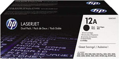 Hewlett-Packard - Black Toner Cartridge - Use with HP LaserJet 1012, 1018, 1020, 1022, 3015, 3020, 3030, 3050, 3052, 3055, M1319f MFP - Top Tool & Supply