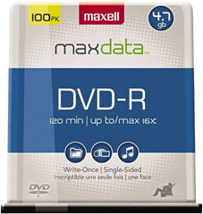 Maxwell House - Gold DVD-RW Discs - Use with CD, DVD Drives - Top Tool & Supply