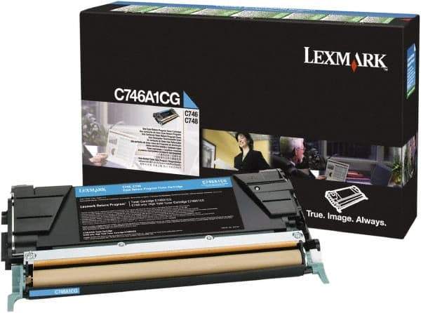 Lexmark - Cyan Toner Cartridge - Use with Lexmark C746, C748 - Top Tool & Supply