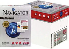 Navigator - 8-1/2" x 11" White Copy Paper - Use with Laser Printers, Copiers, Fax Machines, Multifunction Machines - Top Tool & Supply