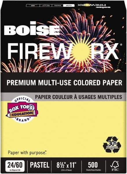 Boise - 8-1/2" x 11" Crackling Canary Colored Copy Paper - Use with Laser Printers, Copiers, Plain Paper Fax Machines, Multifunction Machines - Top Tool & Supply