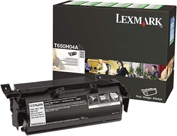 Lexmark - Black Toner Cartridge - Use with Lexmark T650dn, T650dtn, T650n, T652dn, T652dtn, T652n, T654dn, T654dtn, T654n, T656dne - Top Tool & Supply