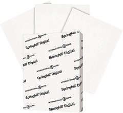 Springhill - 8-1/2" x 11" White Copy Paper - Use with High Speed Copiers, Laser Printers, Offset Duplicators - Top Tool & Supply