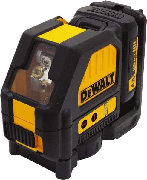 DeWALT - 2 Beam 165' Max Range Self Leveling Cross Line Laser - Red Beam, 1/8" at 30' Accuracy, 17-3/4" Long x 13" Wide x 6-1/8" High, Battery Included - Top Tool & Supply