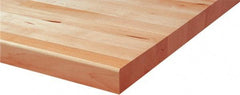 Proto - Tool Box Wood Worktop - 79" Wide x 82-1/2" Deep x 2-3/16" High, Brown, For 79" Wide Roller Cabinets - Top Tool & Supply