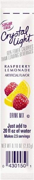 Crystal Light - On the Go, Raspberry Lemonade, .16 oz Packets, 30/Box - Top Tool & Supply