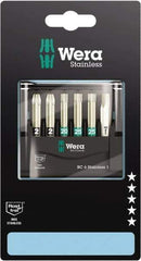 Wera - Posidriv Bit Set - 1/4" Drive - Top Tool & Supply