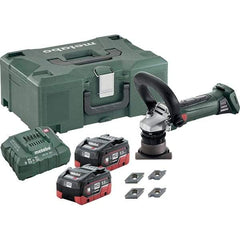 Metabo - 45° Bevel Angle, 5/32" Bevel Capacity, 7,000 RPM, Cordless Beveler - 5.5 Amps, 1/8" Min Workpiece Thickness - Top Tool & Supply