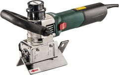 Metabo - 0 to 90° Bevel Angle, 3/8" Bevel Capacity, 12,500 RPM, 810 Power Rating, Electric Beveler - 13 Amps, 1/4" Min Workpiece Thickness - Top Tool & Supply