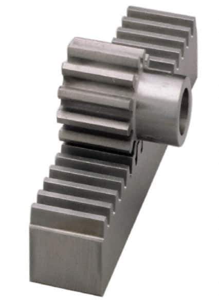 Boston Gear - 3/4" Face Width, 4 Feet Long, 1/2" Thick Steel Gear Rack - 12 Pitch - Top Tool & Supply