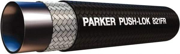 Parker - 1/2" ID x 0.78" OD CTL Push-on Air Hose - 300 Working psi, -40 to 212°F, Black - Top Tool & Supply