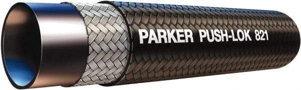 Parker - 3/4" ID CTL Push-on Air Hose - 250 Working psi, -40 to 212°F, Black - Top Tool & Supply