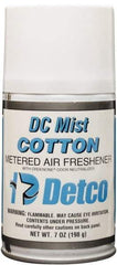 Detco - 7 oz Air Freshener Dispenser Refill - Cotton, Compatible with EQD004 - Top Tool & Supply