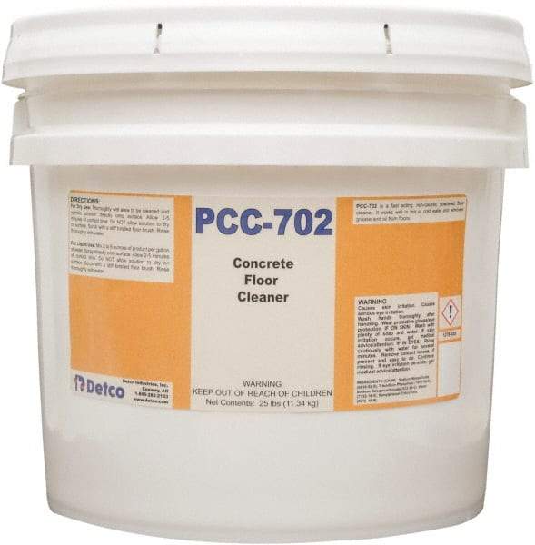 Detco - 25 Lt Pail Cleaner - Use on Concrete - Top Tool & Supply