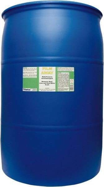 Detco - 55 Gal Drum Liquid Bathroom Cleaner - Unscented Scent, Bath Fixtures - Top Tool & Supply