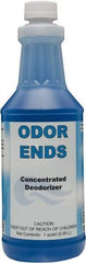 Detco - 32 oz Bottle Deodorizer - Liquid, Unscented, Concentrated, Environmentally Safe - Top Tool & Supply