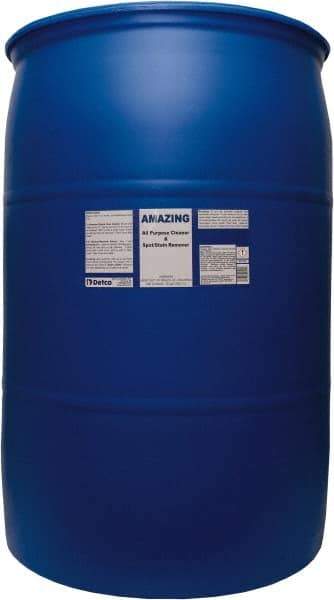 Detco - 55 Gal Drum Spot/Stain Cleaner - Liquid, Butyl-Based, Unscented - Top Tool & Supply