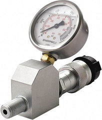 Enerpac - Hydraulic Pressure Gages & Adapters Type: Liquid-Filled Gauge Pressure Rating: 0 - 10000 - Top Tool & Supply