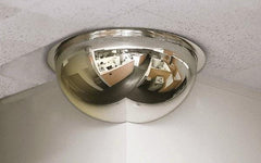 Se-Kure Domes&Mirrors - Indoor Round Dome Safety, Traffic & Inspection Mirrors - Acrylic Lens, 26" Diam, 26' Max Covered Distance - Top Tool & Supply