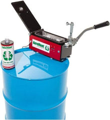 Made in USA - Aerosol Can Disposal - 11" High x 8" Wide x 30" Deep, For 30 & 55 Gal Drums - Top Tool & Supply