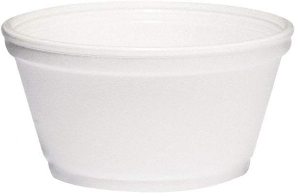 DART - Foam Container, 8 oz, 1000/Carton - White - Top Tool & Supply