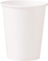 Solo - Polycoated Hot Paper Cups, 10 oz - White - Top Tool & Supply