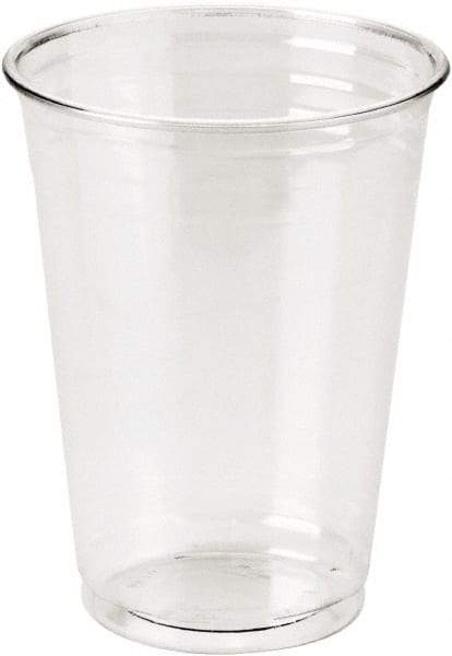 Dixie - Clear Plastic PETE Cups, Cold, 10 oz, WiseSize, 25/Pack, 20 Packs/Carton - Clear - Top Tool & Supply