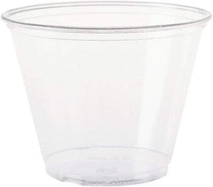 Solo - Ultra Clear Cups, Squat, 9 oz, PET, 50/Bag, 1000/Carton - Clear - Top Tool & Supply