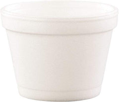 DART - Bowl Containers, Foam, 4 oz, 1000/Carton - White - Top Tool & Supply