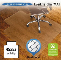 ES Robbins - 53" Long x 45" Wide, Chair Mat - Rectangular, Straight Edge Style - Top Tool & Supply