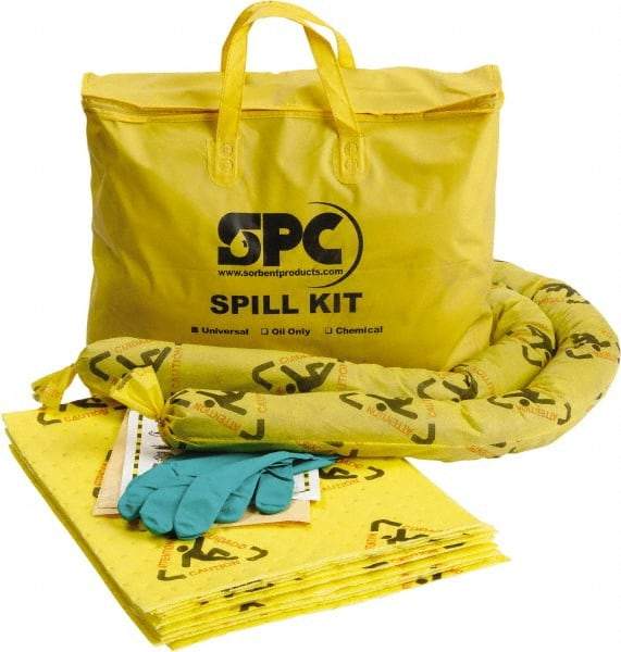 Brady SPC Sorbents - 5 Gal Capacity Chemical Spill Kit - 5 Gal Nylon Bag - Top Tool & Supply