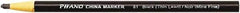 DIXON - Black China Marker - Soft Crayon Tip, Wax - Top Tool & Supply