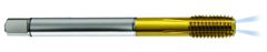 M16 x 1.50 Dia. - 6HX - 5 FL - PM Cobalt Semi-Bott Tap-TiN-Coolant-Thru-FORM-C DIN 374 - Top Tool & Supply