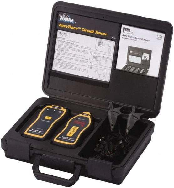 Ideal - 6 Piece, Circuit Tracer Kit - 600 Volt Max, LED Display - Top Tool & Supply