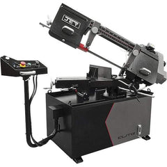 Jet - 8 x 13" Manual Horizontal Bandsaw - 1 Phase, 115/230 Volts, Variable Speed Pulley Drive - Top Tool & Supply