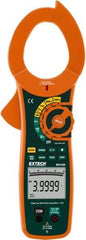 Extech - MA1500, CAT IV, Digital True RMS Auto Ranging Clamp Meter with 2" Clamp On Jaws - 750 VAC, 1000 VDC, 1500 AC/DC Amps, Measures Voltage, Capacitance, Current, Frequency, Resistance - Top Tool & Supply