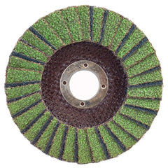 5″ × 1/4″ × 7/8″ Neon R766 Flap Disc Type 27 Flat 36 Grit - Top Tool & Supply